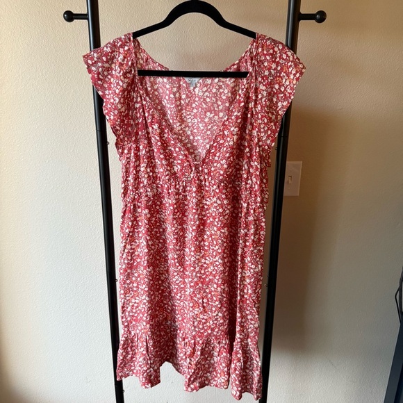 Rails Anika Mini Dress in Red and White Floral - Picture 2 of 4